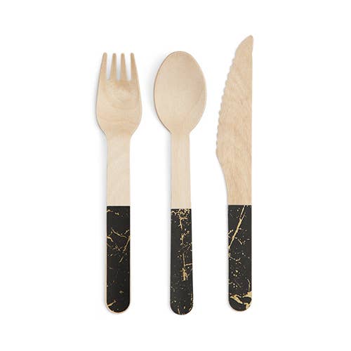 Gold Speckle Flatware