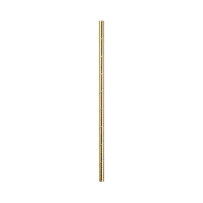 Metallic Gold Paper Straws 10ct