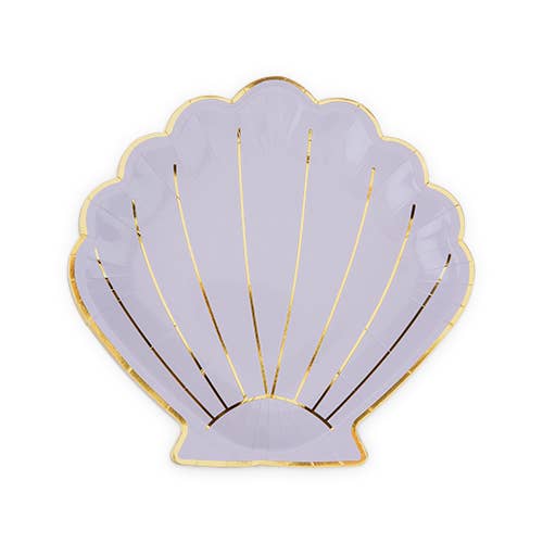 Shell Appetizer Plate by Cakewalk Set of 8 mermaid