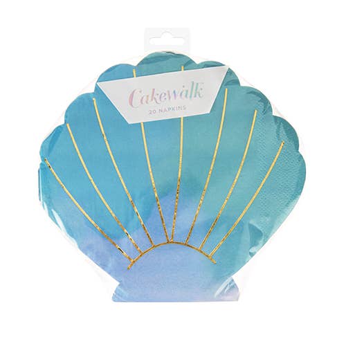 Shell Appetizer Napkin mermaid
