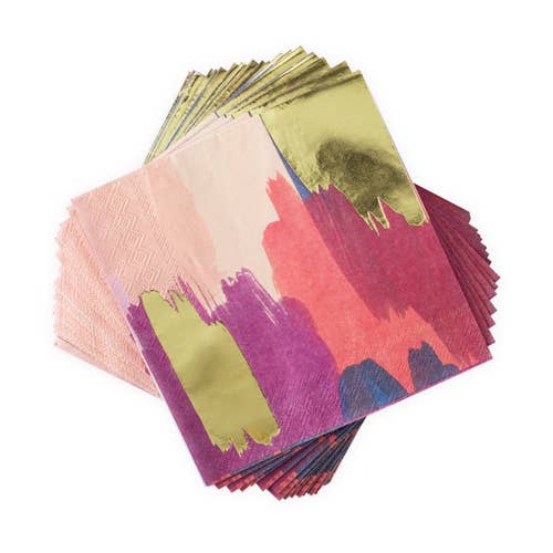 Watercolor Dinner Napkins by Cakewalk