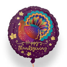 Happy Thanksgiving 18in Mylar
