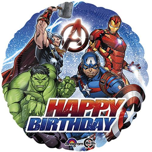 Avengers Happy B-Day 18'' Balloon
