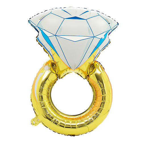 37" DIAMOND RING BALLOON
