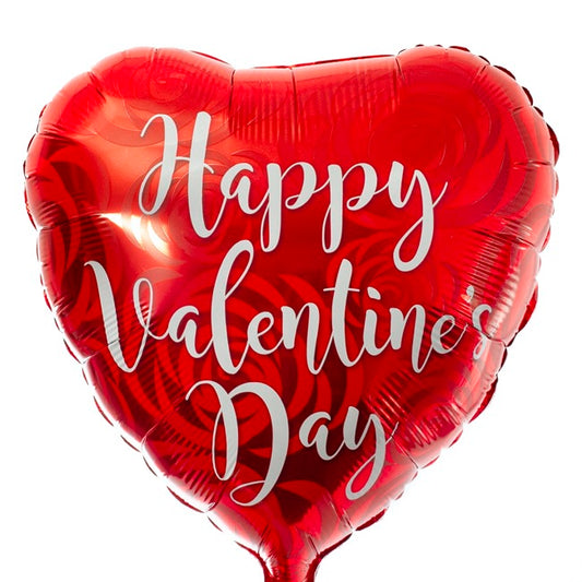 Happy Valentines Red Roses Balloon
