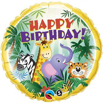 Birthday Jungle animals 18''