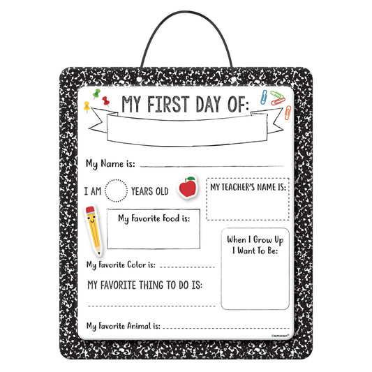 Composition Book Photo Prop board