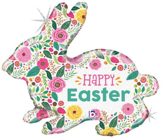 Spring Flowers Easter Bunny