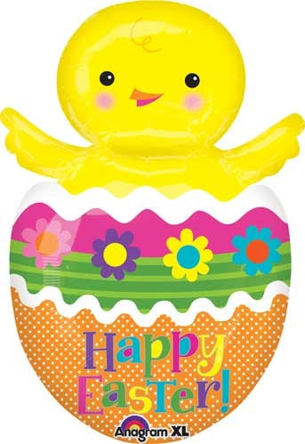 Happy Easter Chick Balloon
