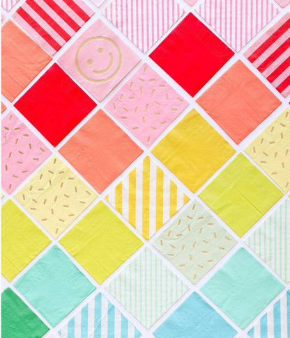 Cocktail Napkins Stripes