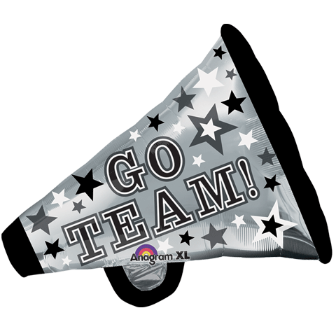 Go Team Megaphone Cheer Balloon 29" SuperShape