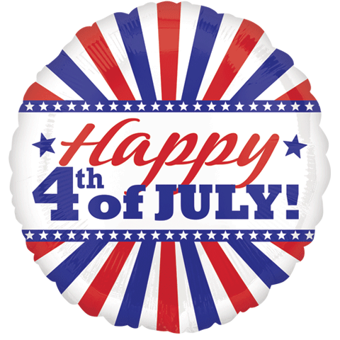 Happy 4th July 18'' Balloon