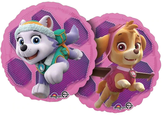 Paw Patrol Girls 18” Balloon, 2-Sided