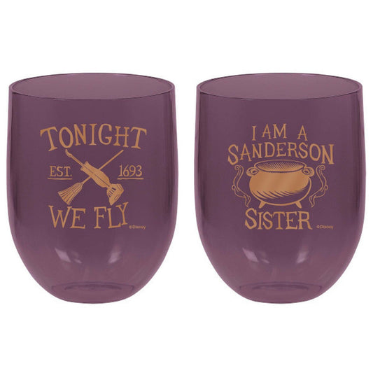 HOCUS POCUS STEMLESS DRINKING GLASSES*