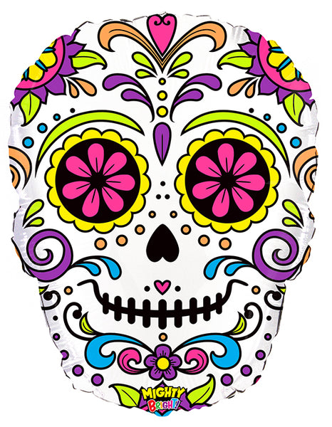 MightY Bright Sugar Skull 27'