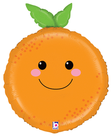 Smiling Orange Balloon