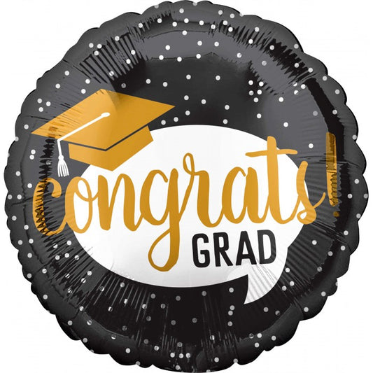 Congrats Grad Dot Mylar*