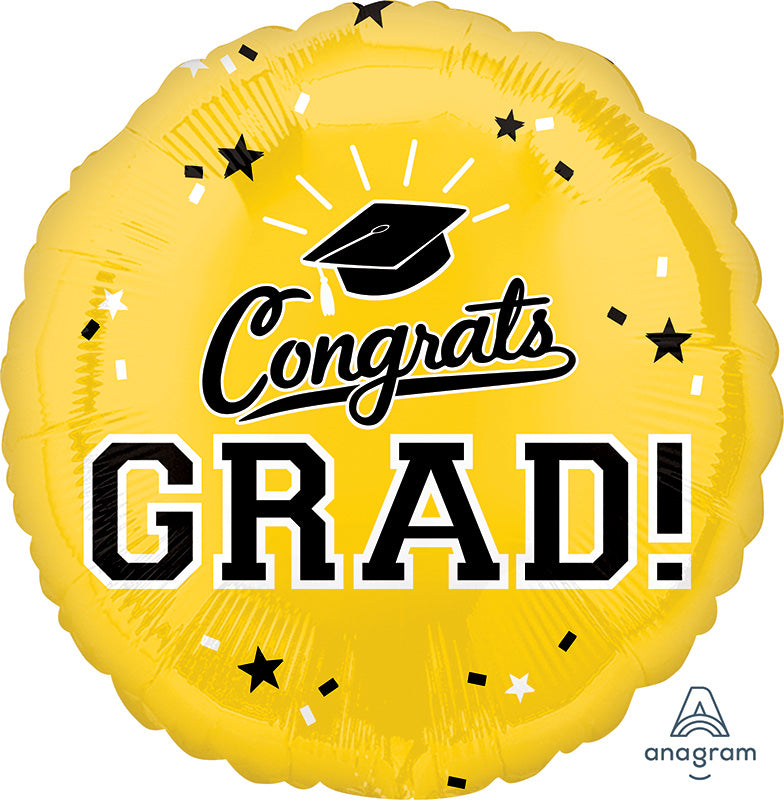 Congrats Grad Party 18'' Balloon (Various Colors)