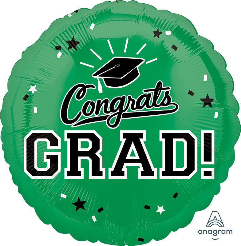 Congrats Grad Party 18'' Balloon (Various Colors)