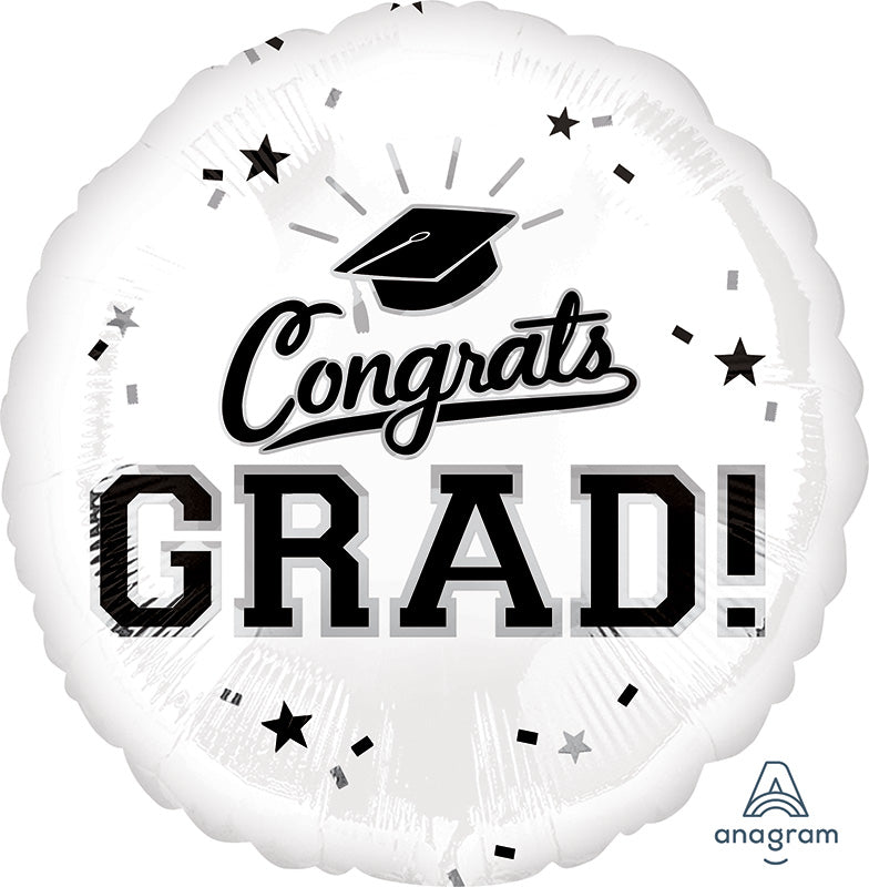 Congrats Grad Party 18'' Balloon (Various Colors)