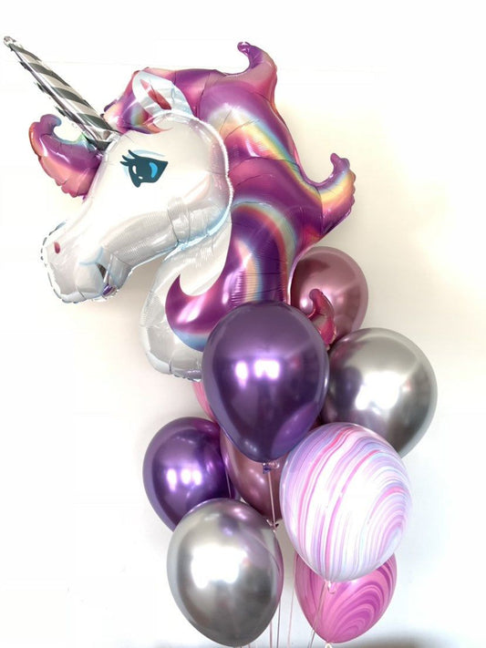 Purple Unicorn Bouquet W/ Latex