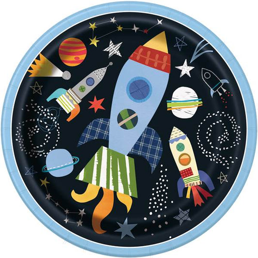 OUTER SPACE DINNER PLATES