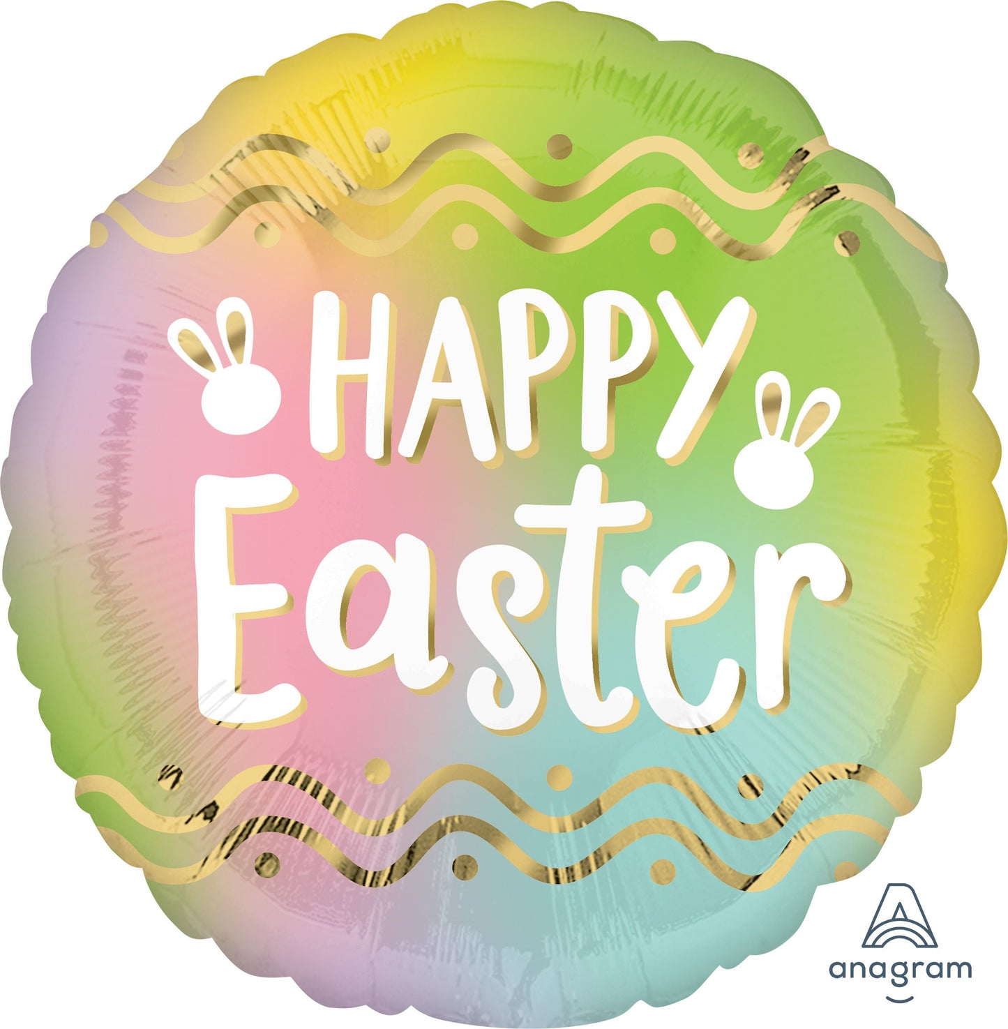 Happy Easter Pastel Ombre