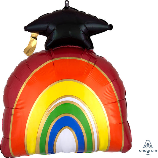 Mega Rainbow Grad 23 Balloon*