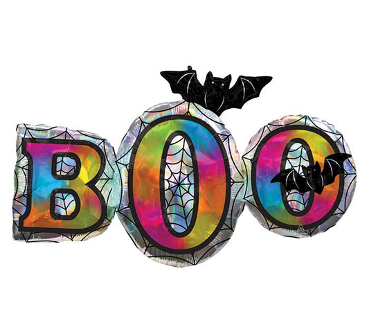 BOO SHAPE IRIDESCENT BALLOON