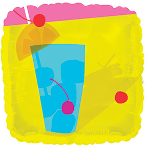 Summer Cool Drink 18'' Balloon