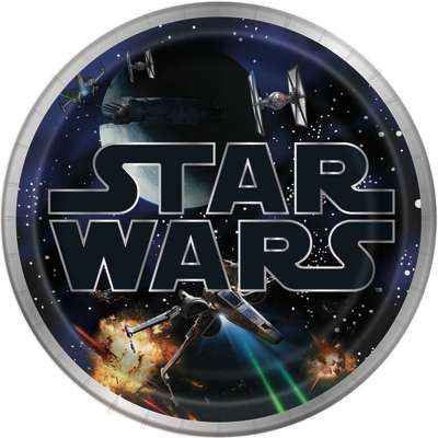 Star Wars Classic Round 9" Dinner Plates 8ct