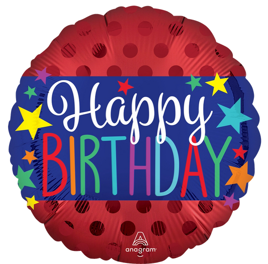 Birthday Satin Banner