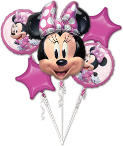 Minnie Mouse Forever Balloon Bouquet 5pc
