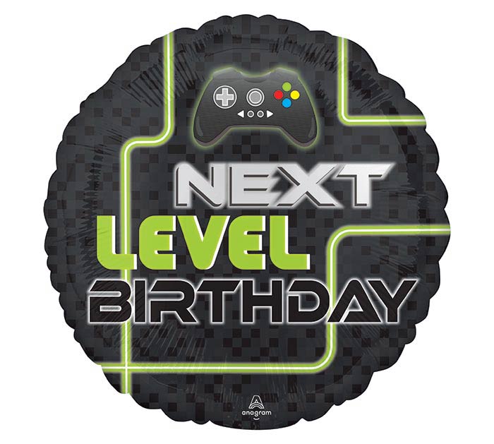 Next Level Birthday, 18" Balloon*