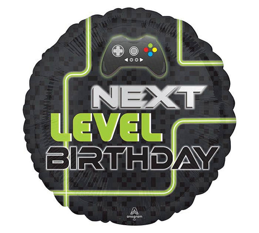 Next Level Birthday, 18" Balloon*