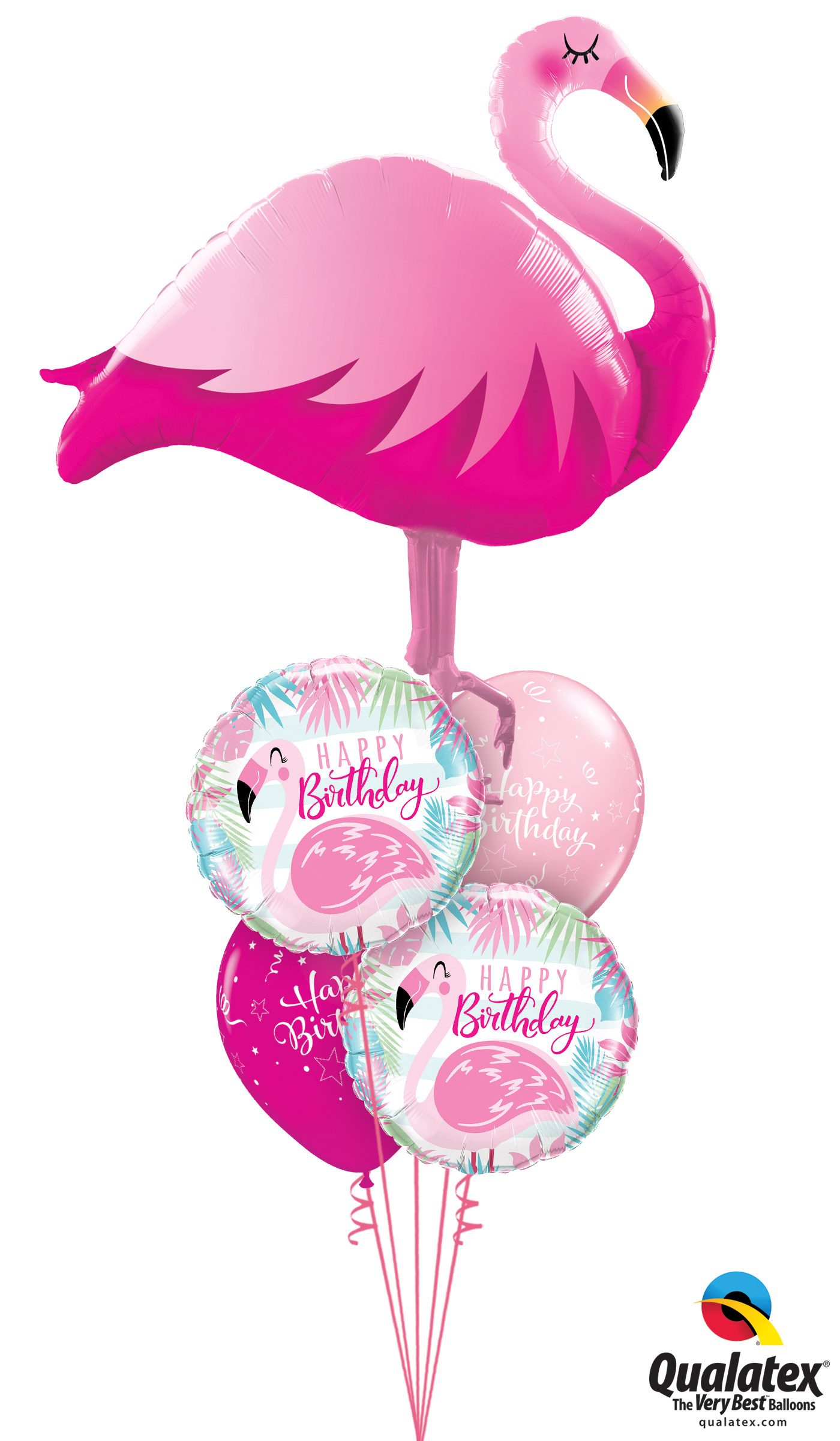 Flamingo Colorful Bouquet 5pc.