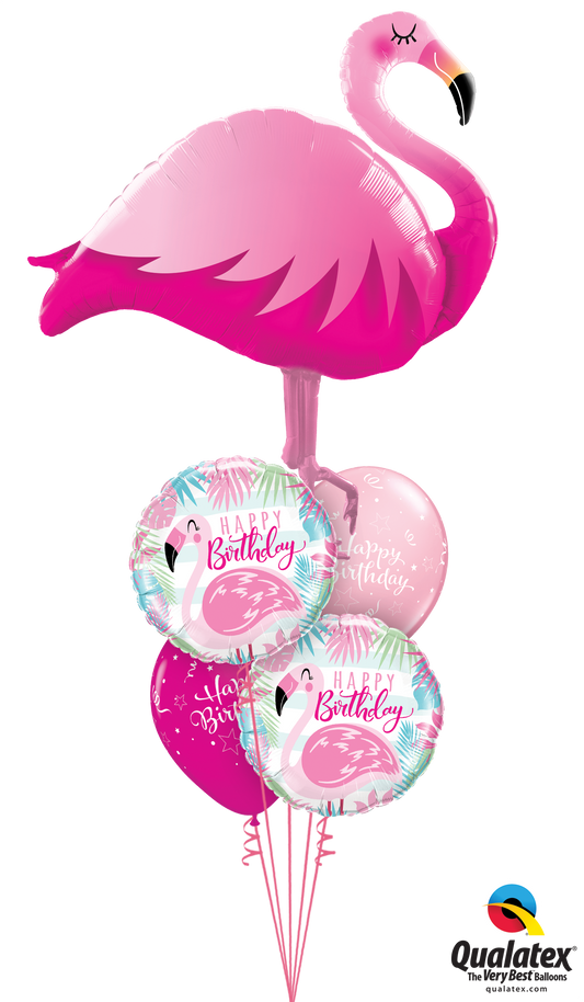Flamingo Colorful Bouquet 5pc.