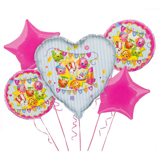 Shopkins Balloon Bouquet 5pc