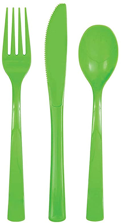 Assorted Plastic Silverware  18pc