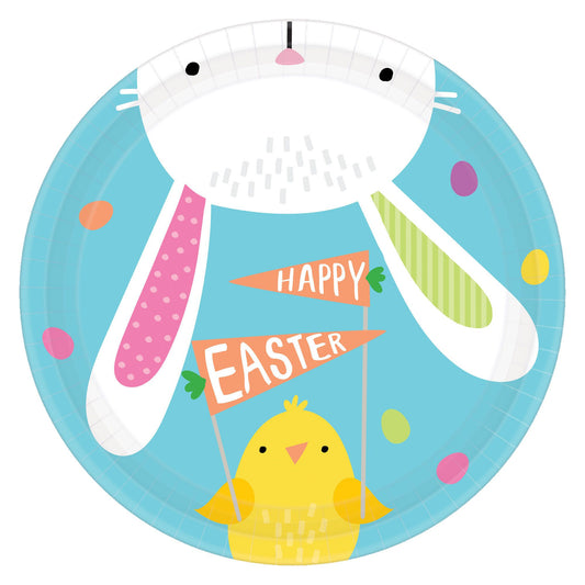 Hello Bunny Dessert Plates 8ct