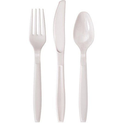 Assorted Plastic Silverware  18pc