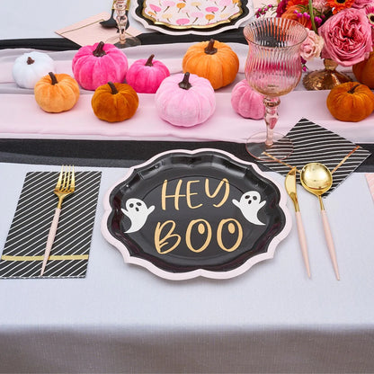 Hey Boo Dinner Plate, Sweet 'n Spooky Collection, 8 Count*
