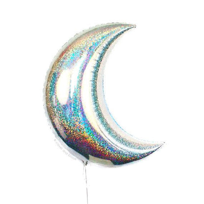 Holographic Moon Crescent 26'' Space