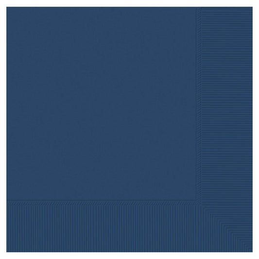 Navy Beverage Napkins