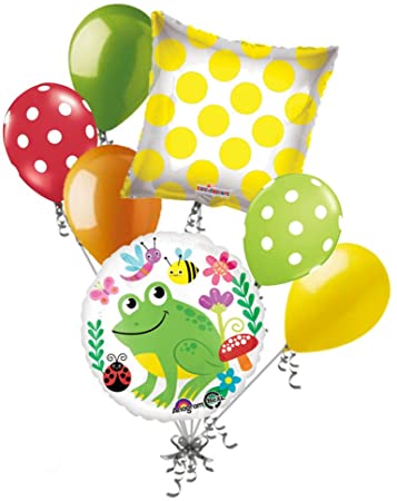 Frog & Friends Balloon Bouquet 7pc.