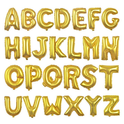 Gold Letter 34'' Balloons