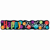 Birthday Cheer Giant Jointed Banner 4.5 ft