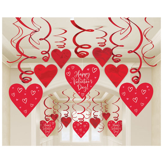 Valentines Swirl Decor Kit