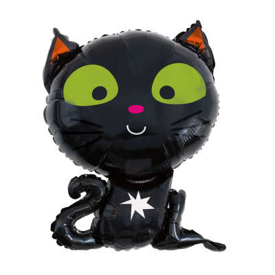 Black Cat Giant Foil Balloon 27"