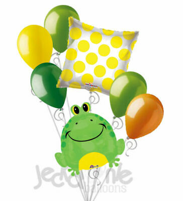 Frog Balloon Bouquet 7pc.